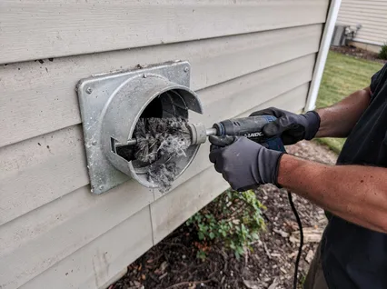 Residential Dryer Vent Cleaning in Copley