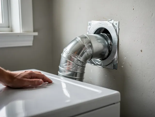 Copley Dryer Vent Cleaning expert performing professional dryer vent repair and installation in Copley
