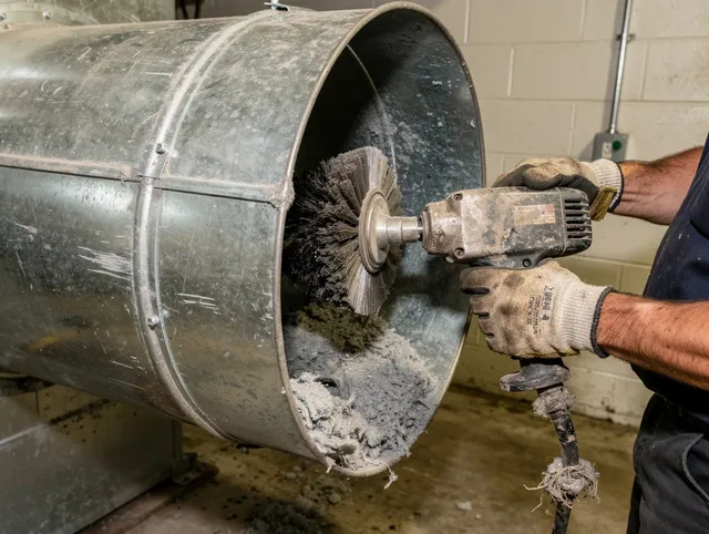 Industrial-grade dryer vent cleaning by Copley Dryer Vent Cleaning in Copley