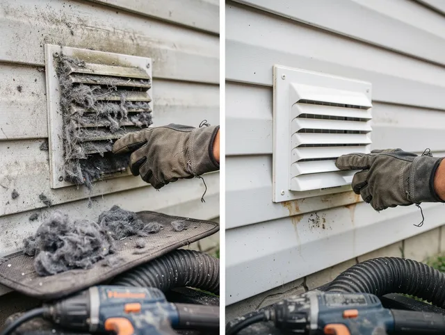 Residential dryer vent cleaning by Copley Dryer Vent Cleaning in Copley